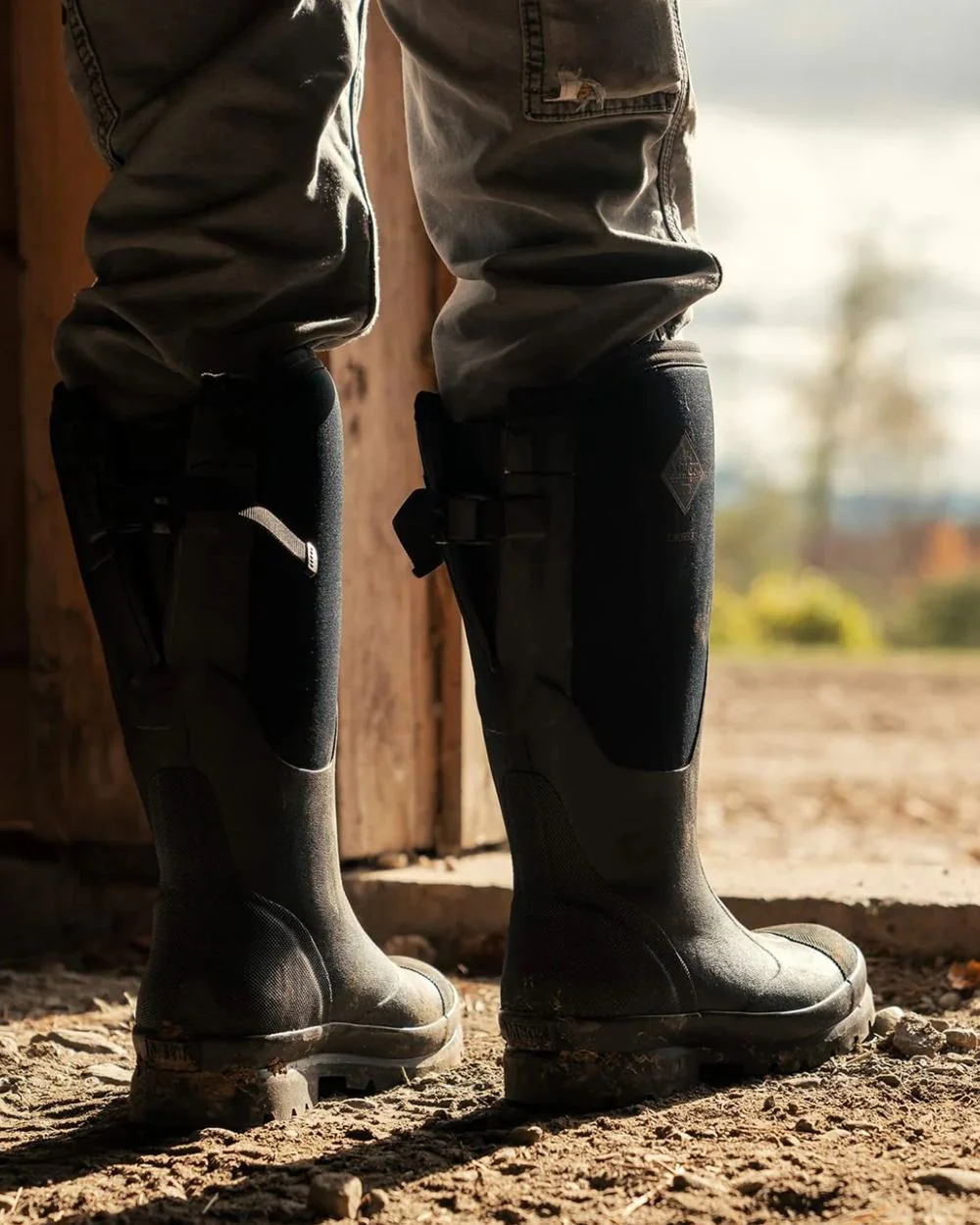 Muck Boots Womens Chore Adjustable Tall Wellingtons - Image 2