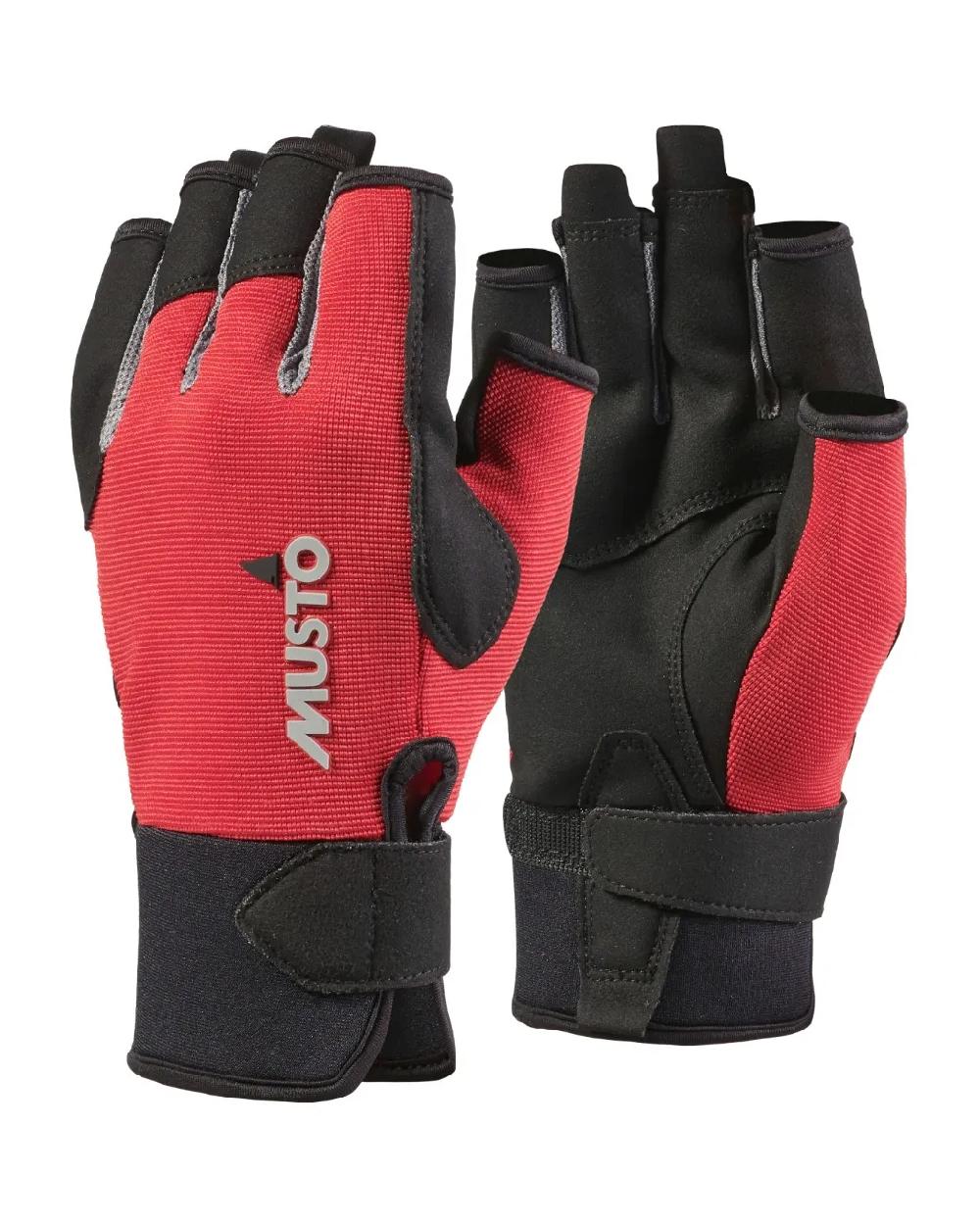 Musto Essential Sailing Short Finger Gloves - Image 3