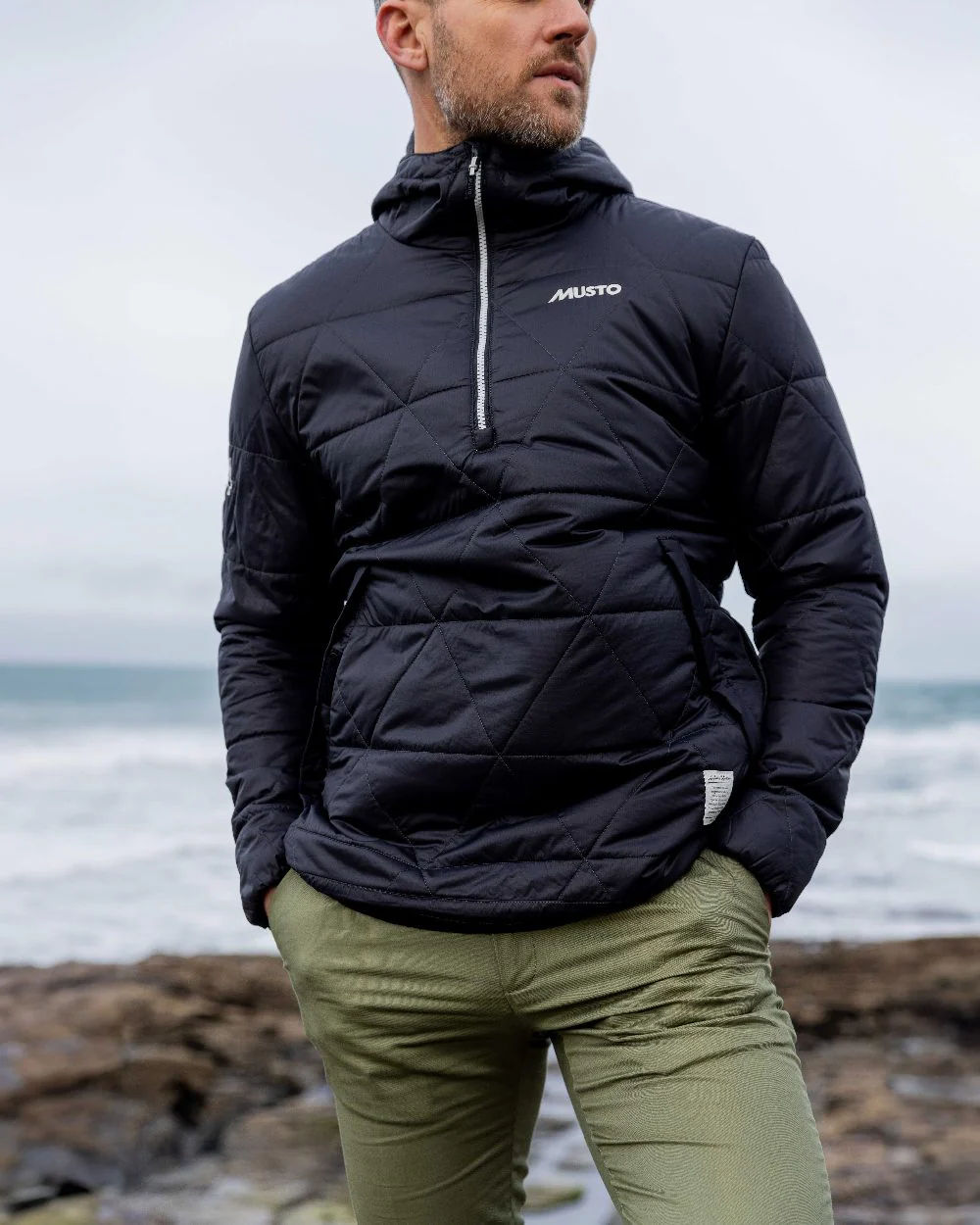 Musto Mens 64 Snug Quilt Anorak - Image 5