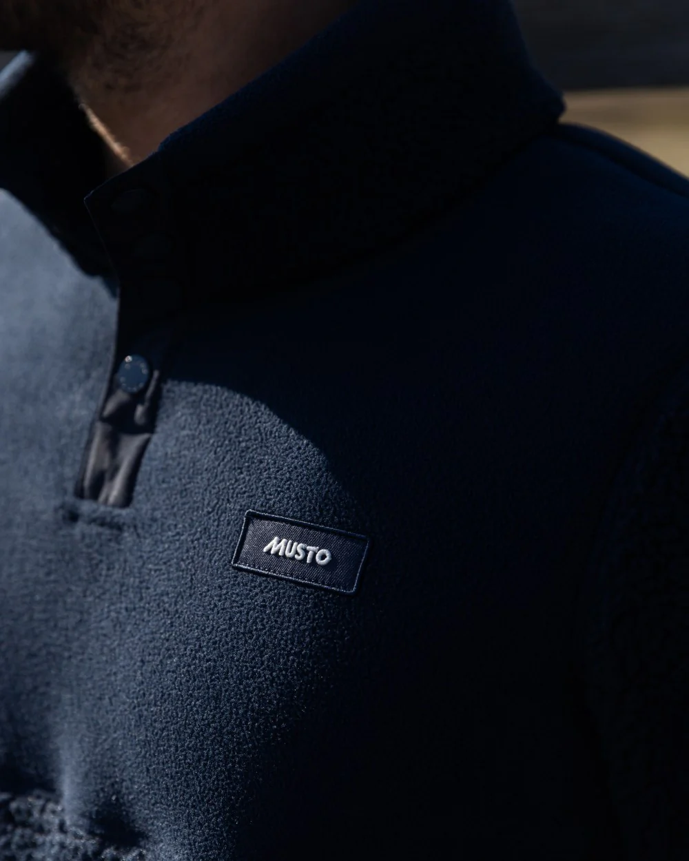 Musto Mens Cover Deep Pile Fleece Pullover - Image 6