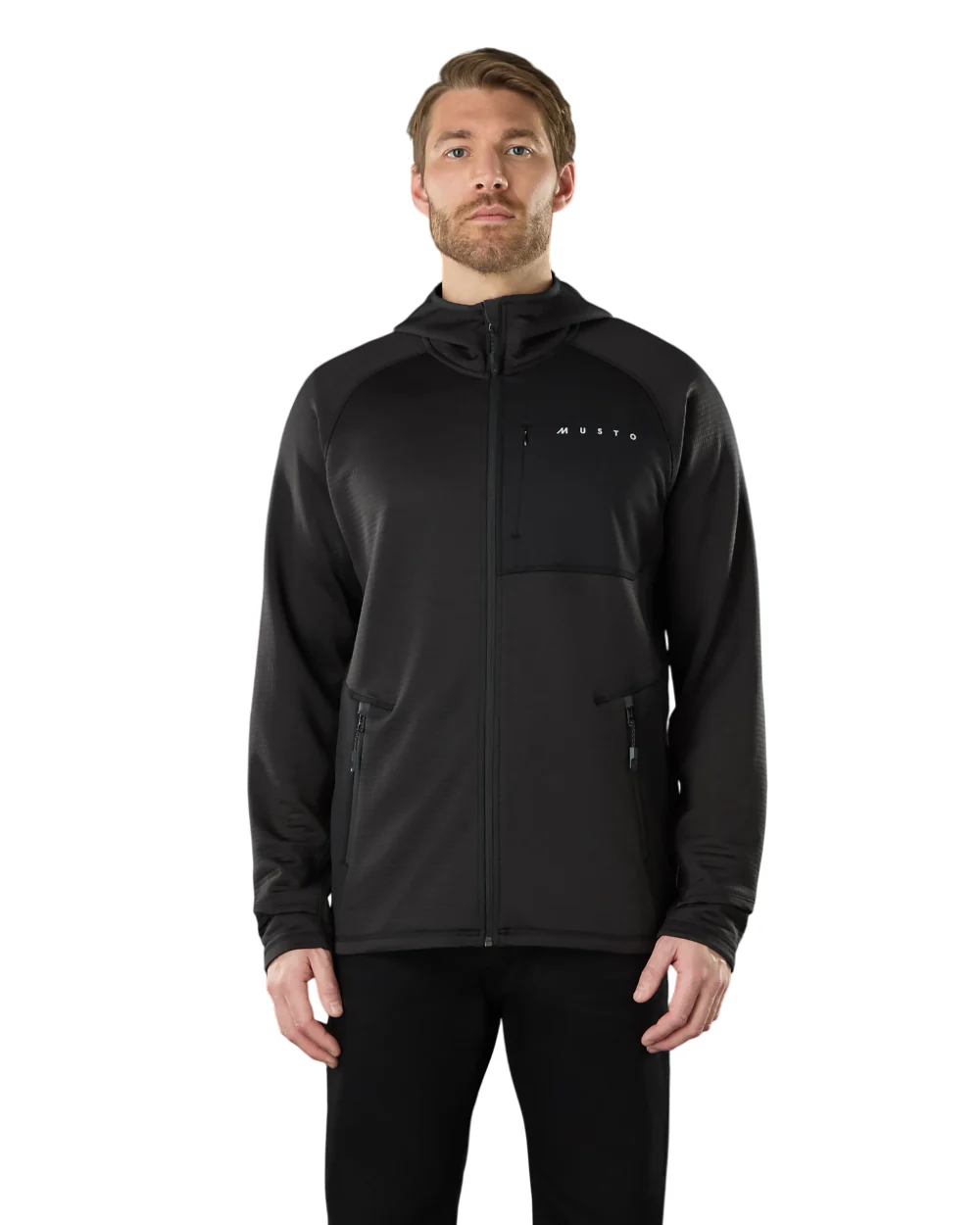 Musto Mens Evo Thermal Hooded Technical Fleece Jacket - Image 2