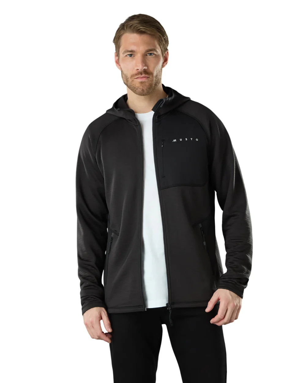 Musto Mens Evo Thermal Hooded Technical Fleece Jacket - Image 3