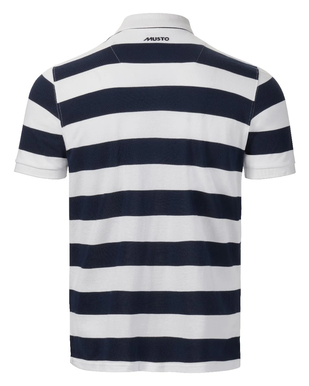 Musto Mens Original Striped Short Sleeve Polo Shirt - Image 5