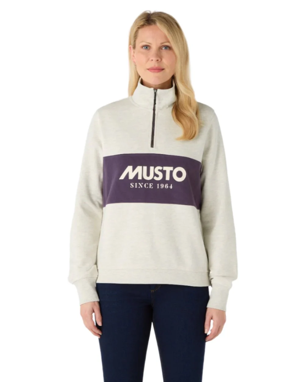 Musto Womens Classic Half Zip Sweatshirt - Image 2