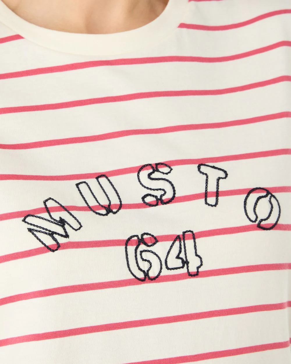 Musto Womens Classic Striped Short Sleeve T-Shirt - Image 6