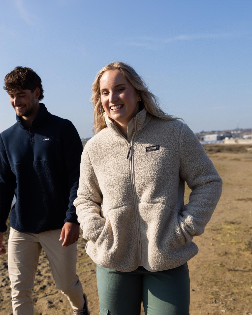 Musto Womens Cover Deep Pile Fleece Jacket - Image 3