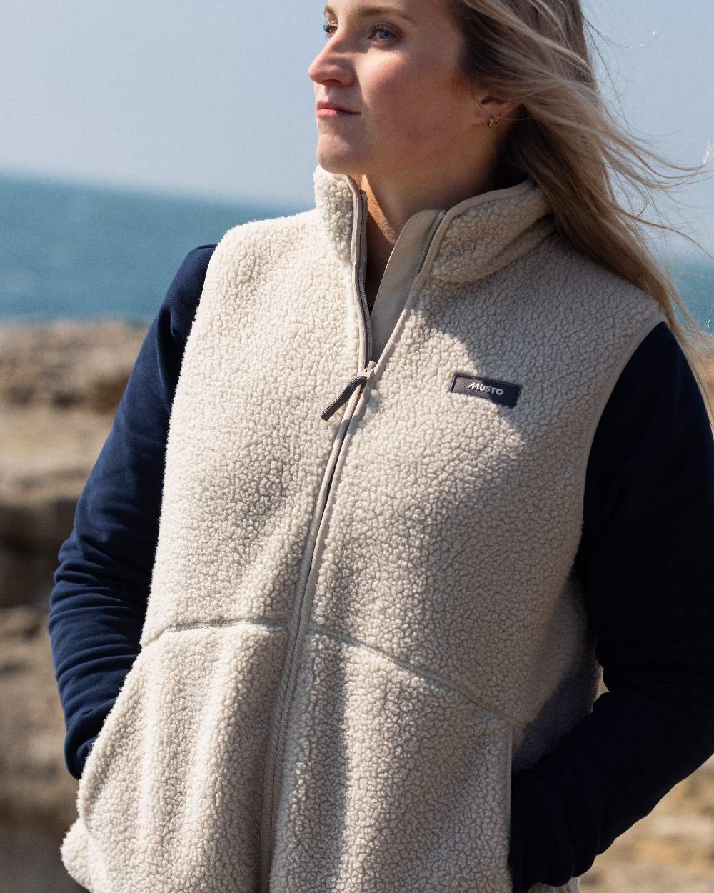 Musto Womens Cover Deep Pile Fleece Vest - Image 4