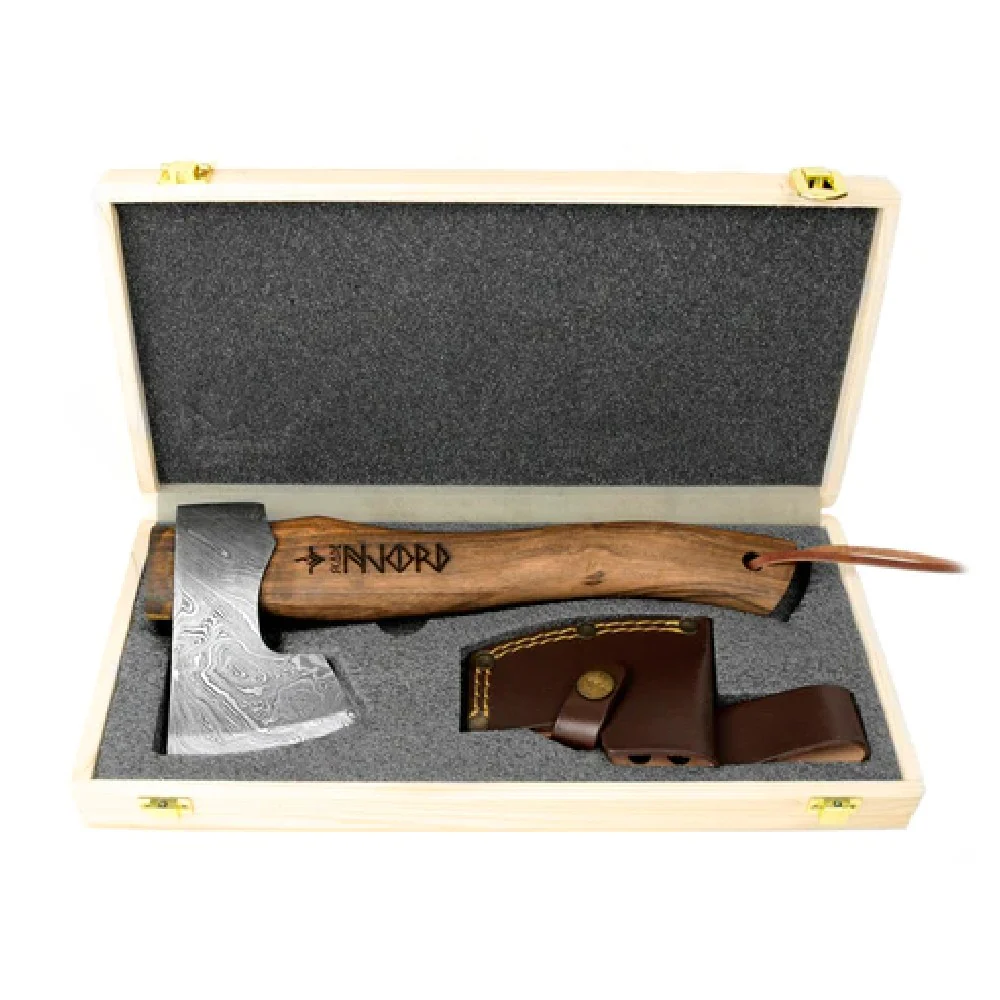 Njord Skade Damascus Small Camp Axe - Image 3