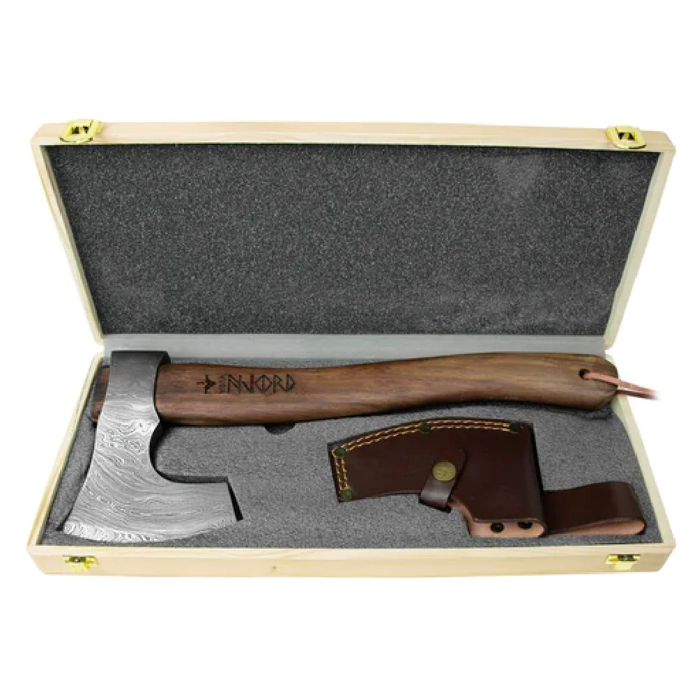 Njord Vidar Viking Damascus Medium Axe - Image 3