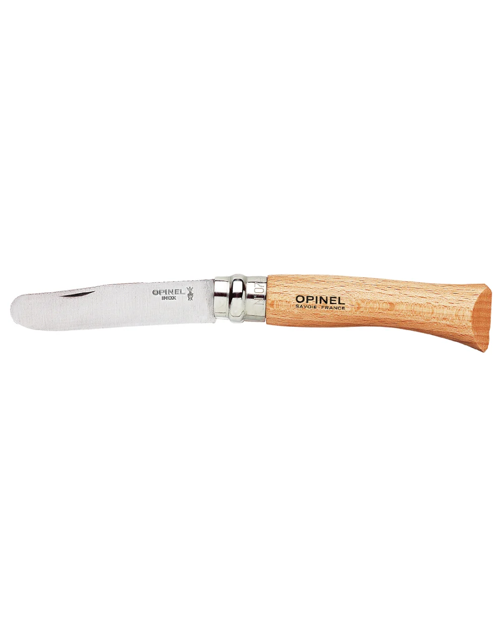 Opinel No. 7 Round Ended Knife Natural - Image 5