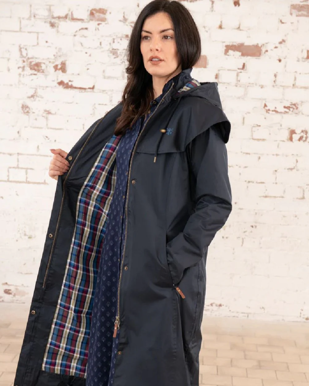 Lighthouse Outback Full Length Ladies Waterproof Raincoat - Image 3