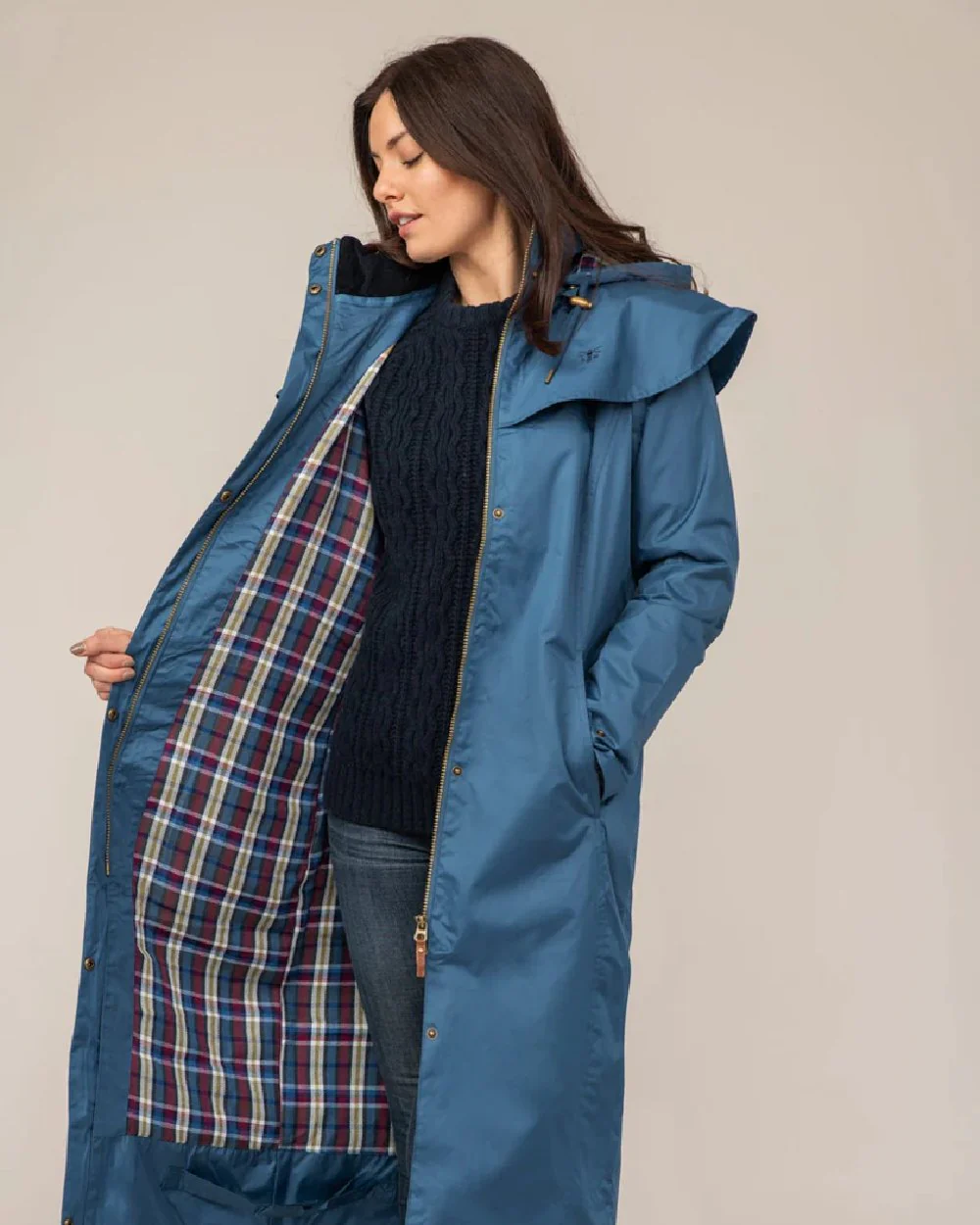Lighthouse Outback Full Length Ladies Waterproof Raincoat - Image 33