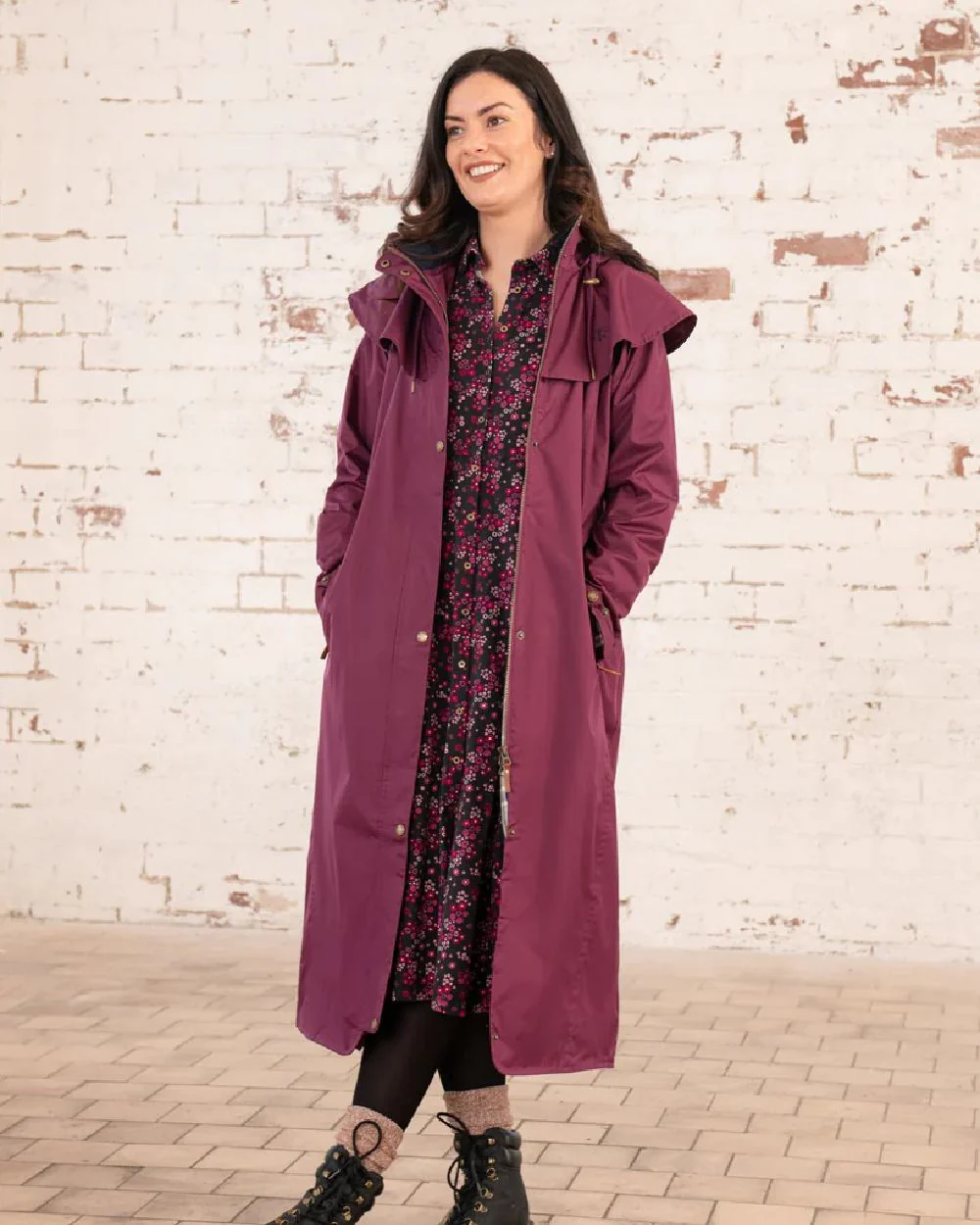 Lighthouse Outback Full Length Ladies Waterproof Raincoat - Image 43