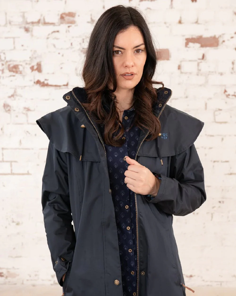 Lighthouse Outback Full Length Ladies Waterproof Raincoat - Image 6
