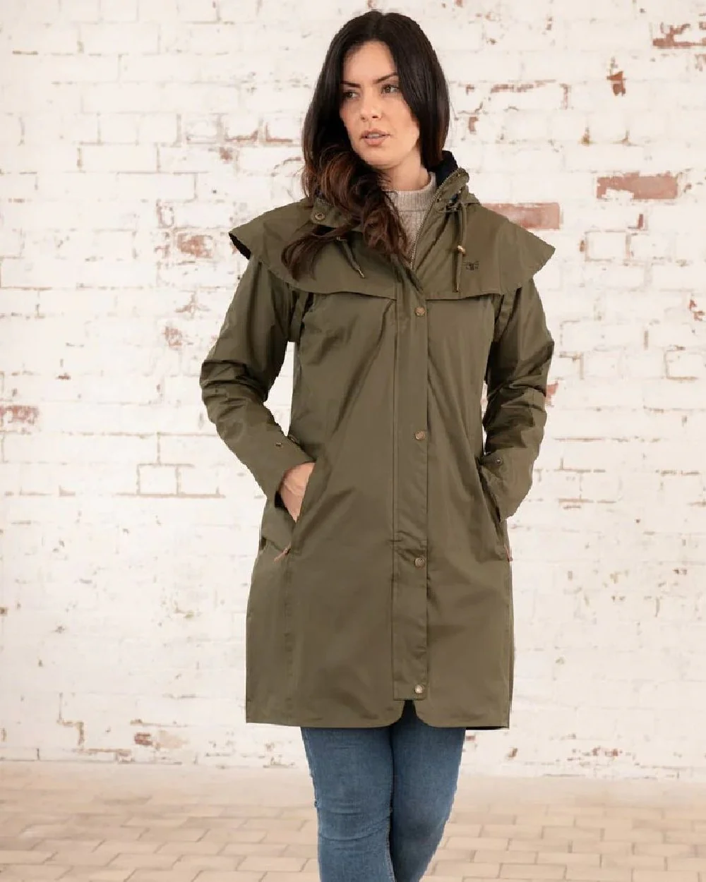 Lighthouse Outrider 3/4 Length Ladies Waterproof Raincoat - Image 16