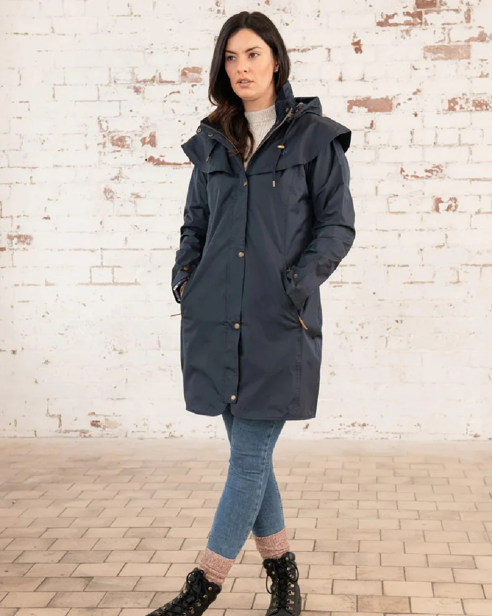 Lighthouse Outrider 3/4 Length Ladies Waterproof Raincoat - Image 3