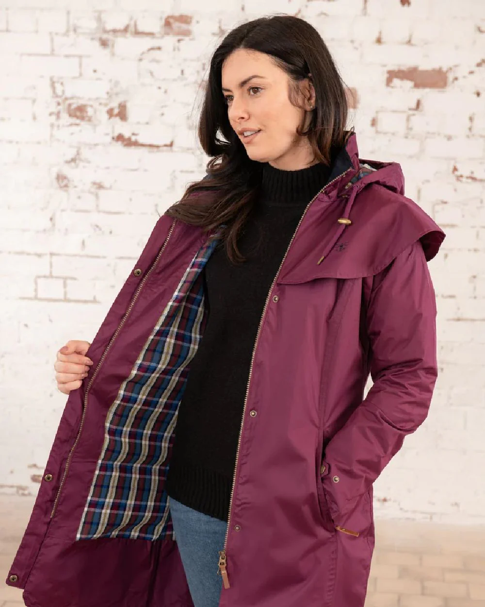 Lighthouse Outrider 3/4 Length Ladies Waterproof Raincoat - Image 41