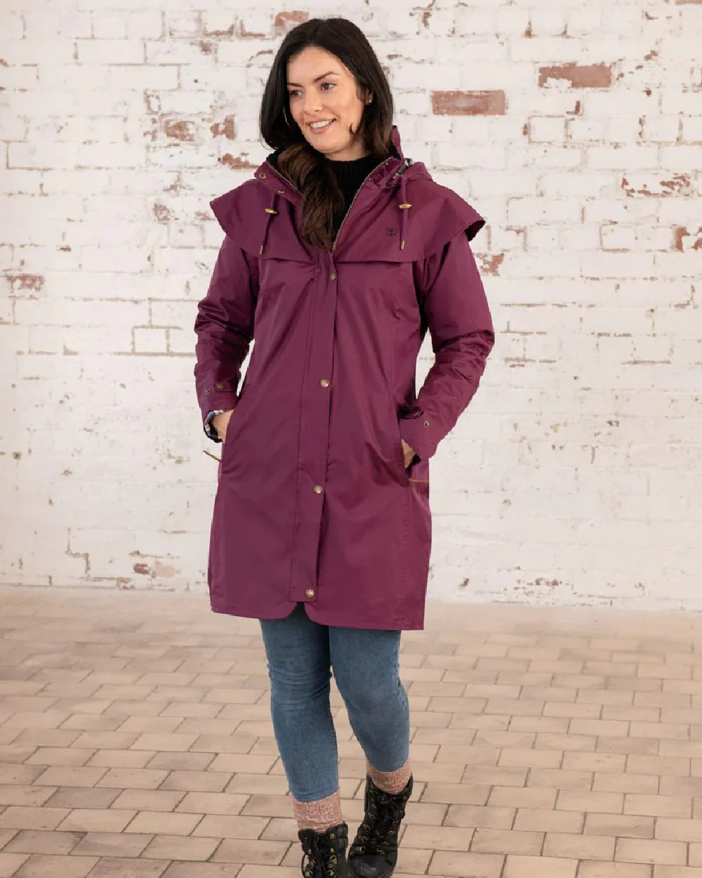 Lighthouse Outrider 3/4 Length Ladies Waterproof Raincoat - Image 44