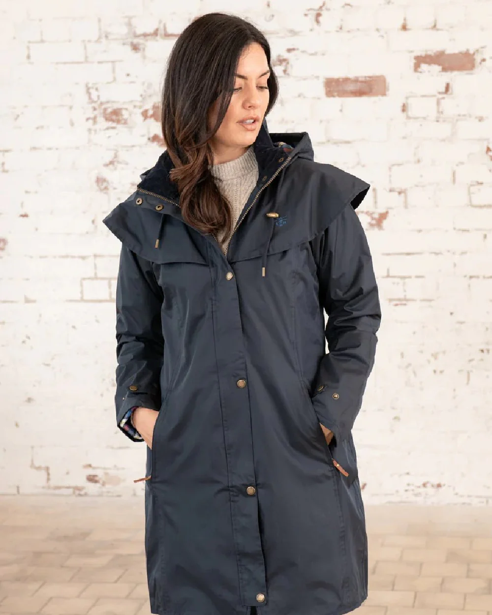 Lighthouse Outrider 3/4 Length Ladies Waterproof Raincoat - Image 7