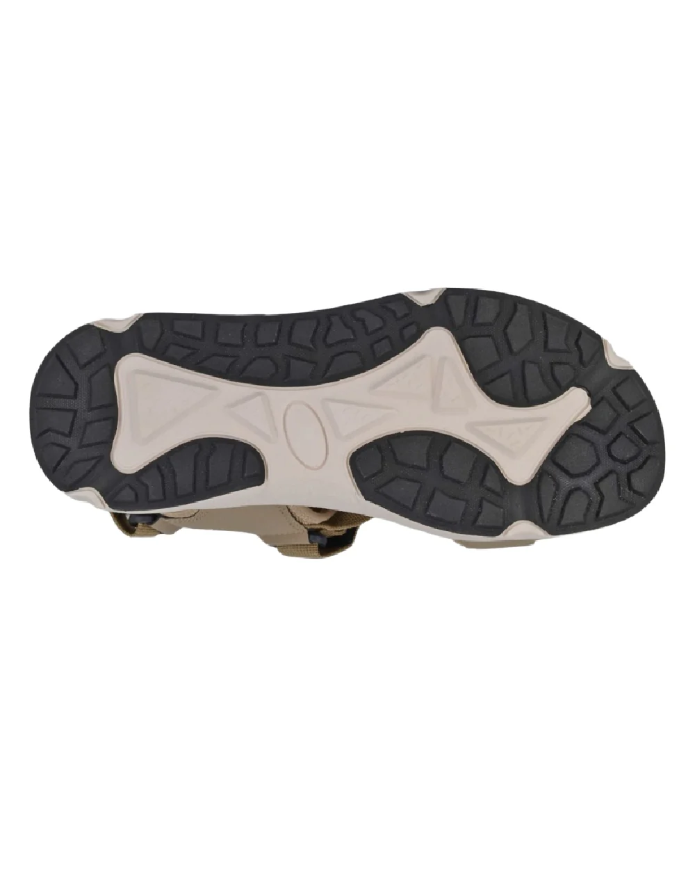 PDQ Mens Webbed Triple Touch Fastening Sports Sandals - Image 2