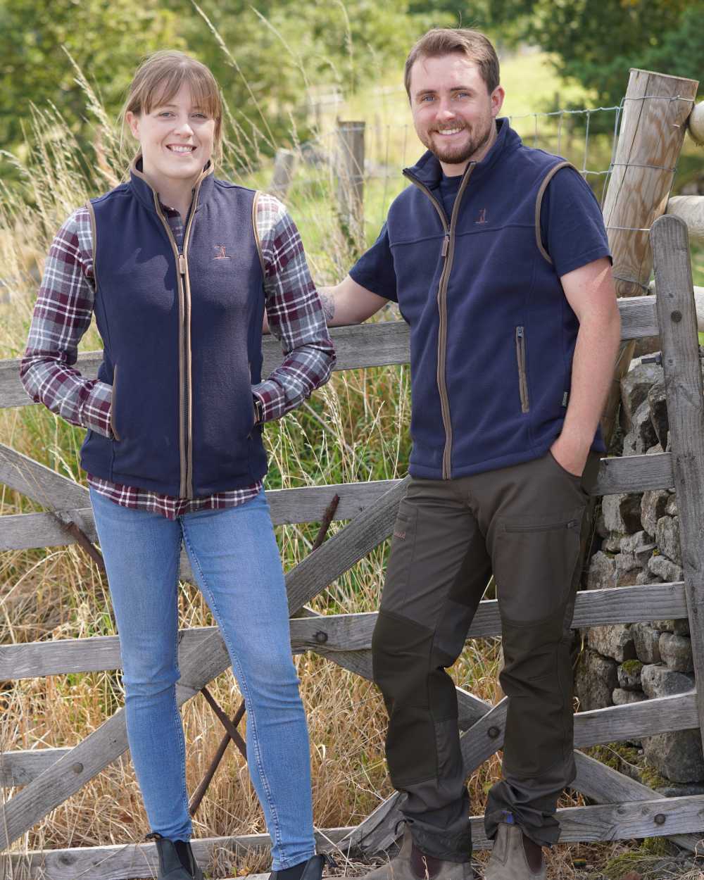 Percussion Ladies Scotland Fleece Gilet - Image 9