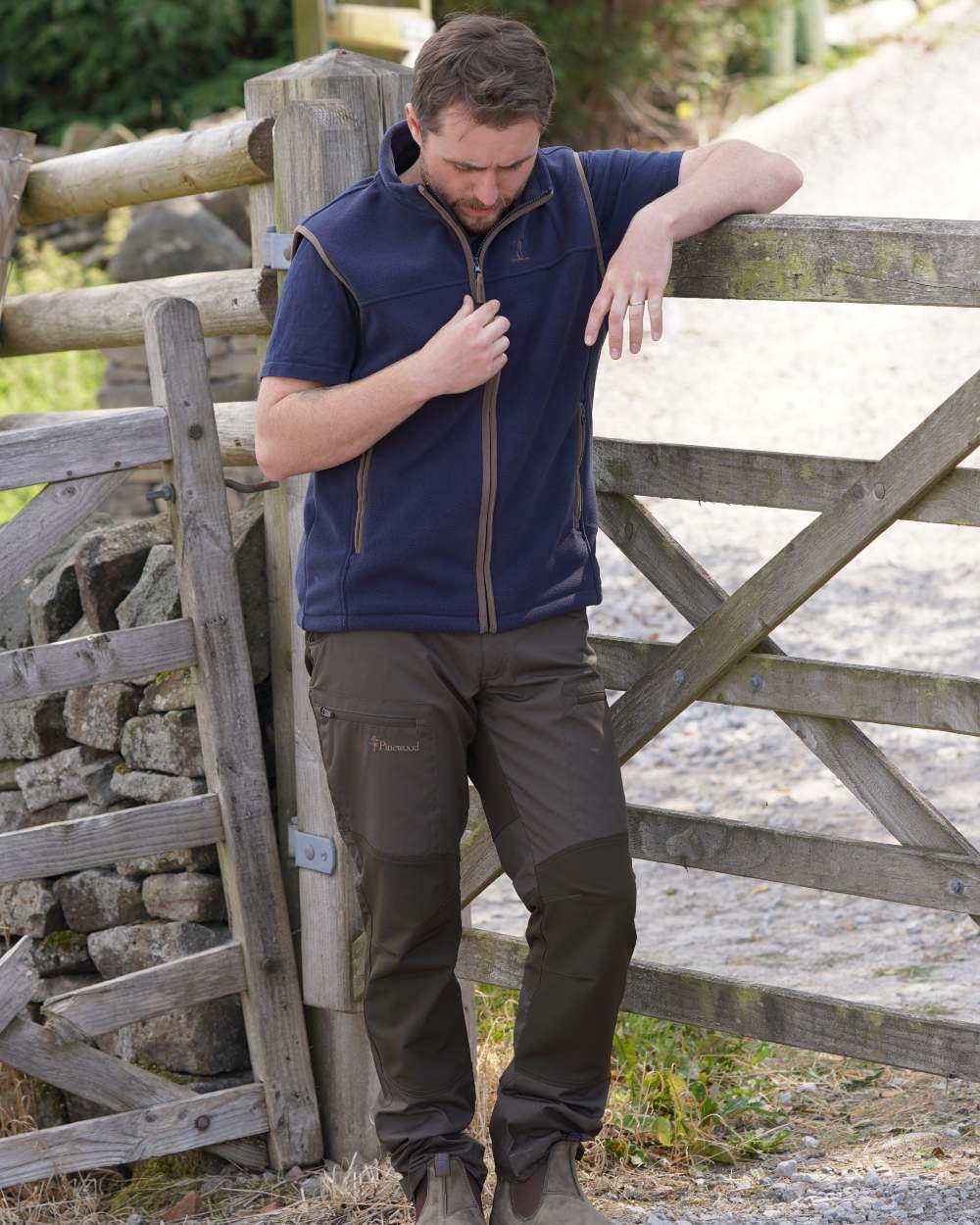Percussion Scotland Fleece Gilet - Image 2
