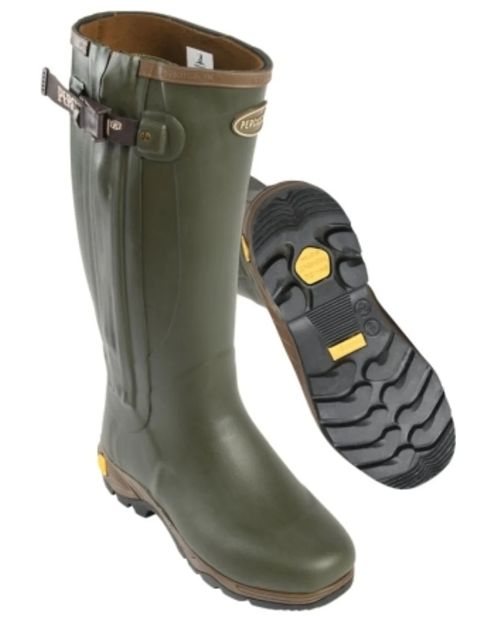 Percussion Cambridge Neoprene Full Zip Wellingtons - Image 2
