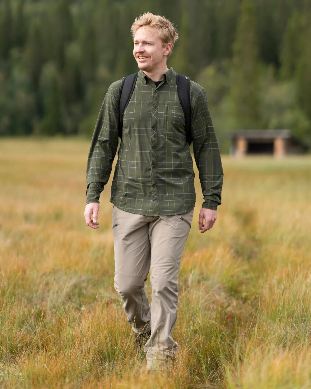 Pinewood Mens Abisko Trekking Long Sleeve Shirt - Image 3