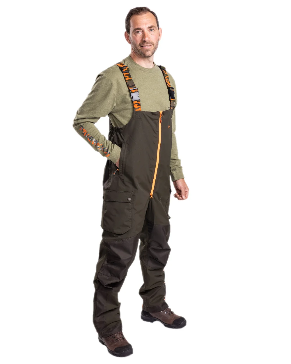Pinewood Mens Bolmen Fishing Bib Trousers - Image 10