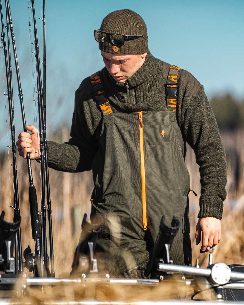 Pinewood Mens Bolmen Fishing Bib Trousers - Image 6
