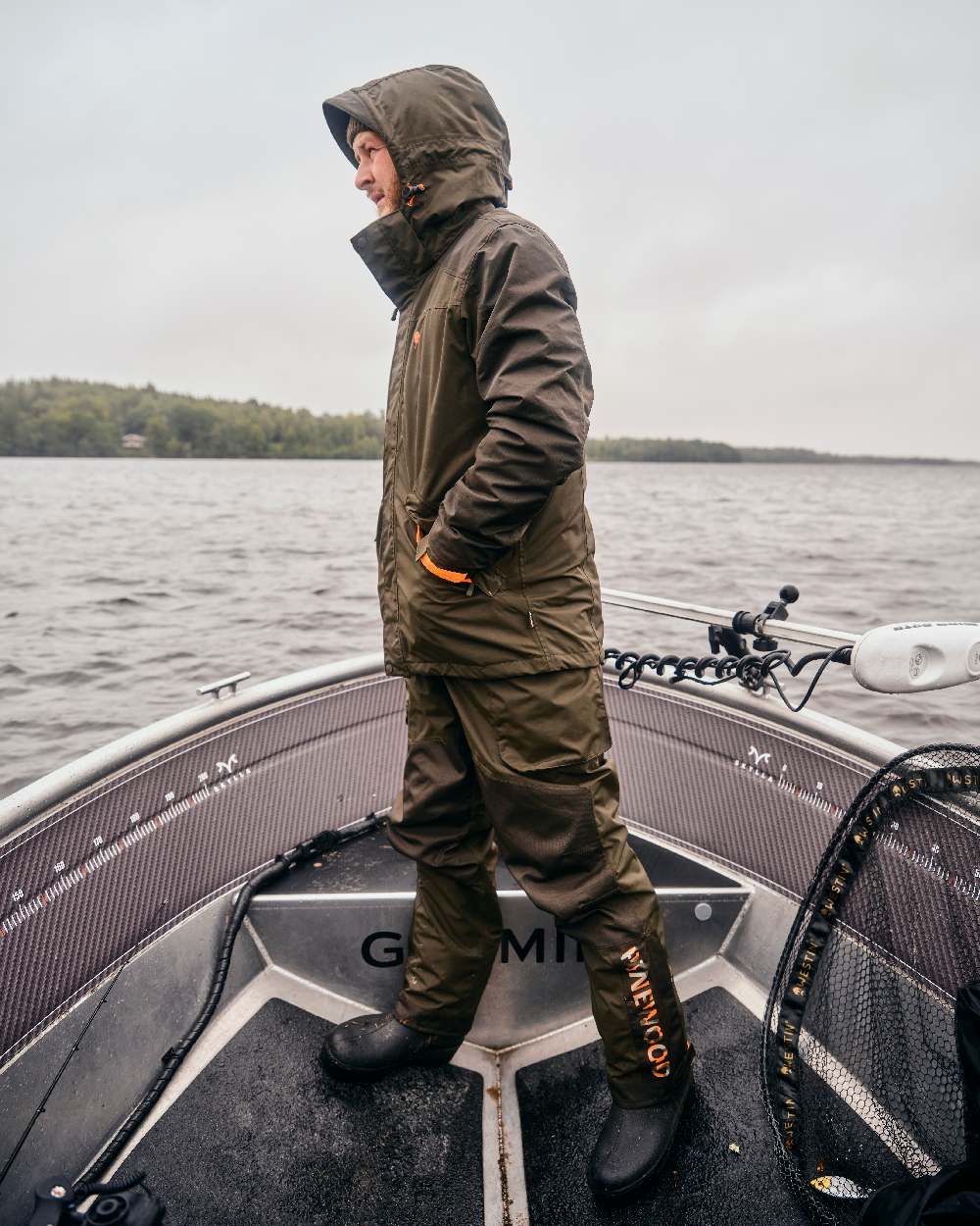 Pinewood Mens Bolmen Fishing Bib Trousers - Image 7