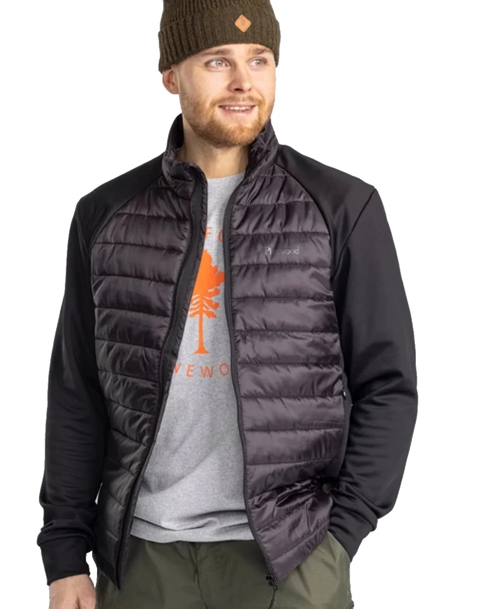 Pinewood Mens Finnveden Hybrid Power Fleece Jacket - Image 4