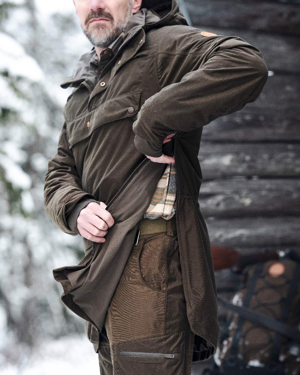 Pinewood Mens Furudal Hunters 2L Anorak - Image 4