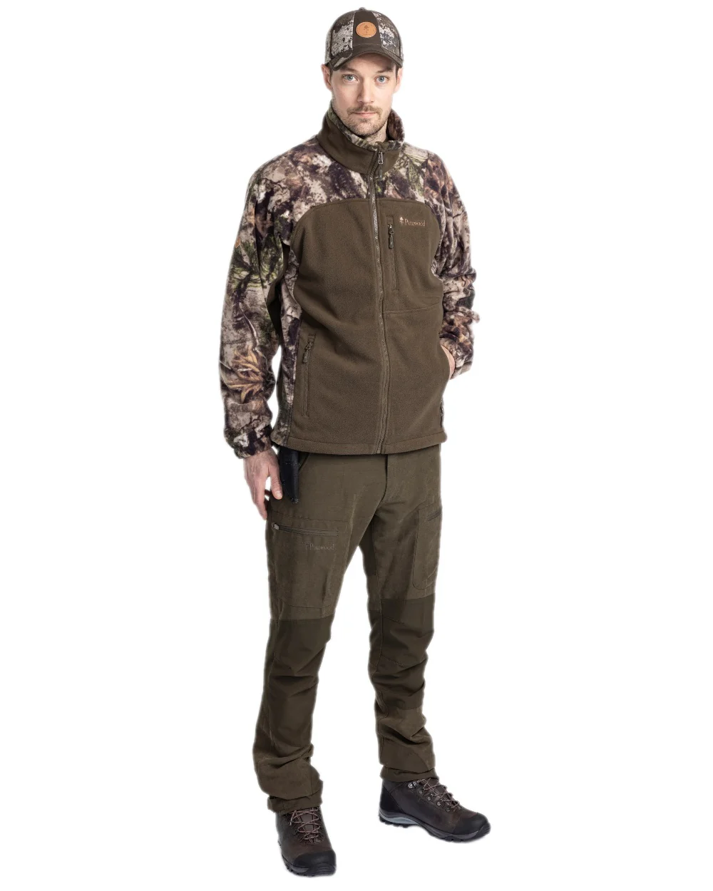 Pinewood Mens Furudal Hunters Camou Fleece Jacket - Image 4