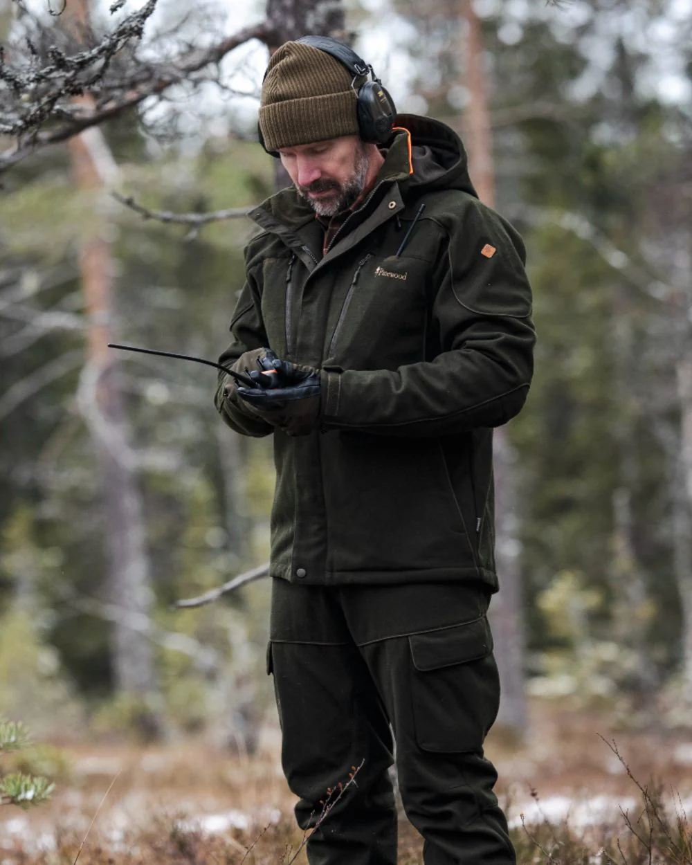 Pinewood Mens Furudal Hunters Wool Jacket - Image 3