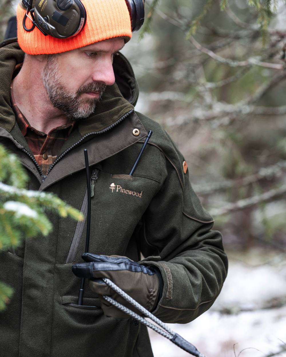Pinewood Mens Furudal Hunters Wool Jacket - Image 5