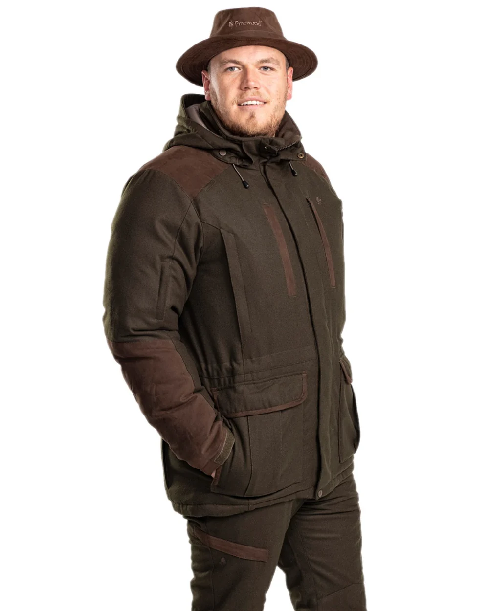 Pinewood Mens Nydala Insulation Wool Parka - Image 6