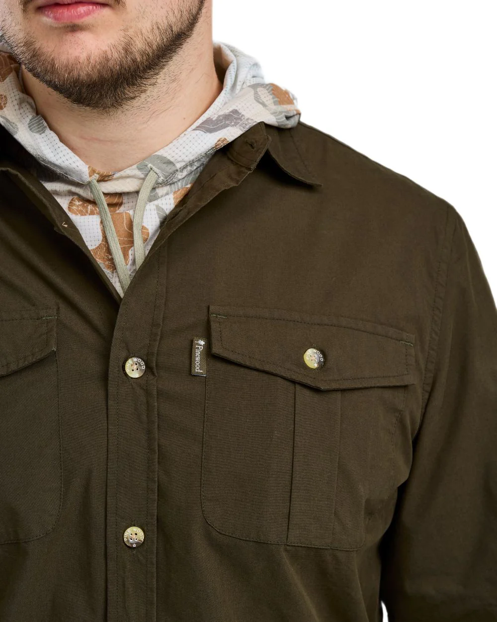 Pinewood Mens Safari Long Sleeve Shirt - Image 9