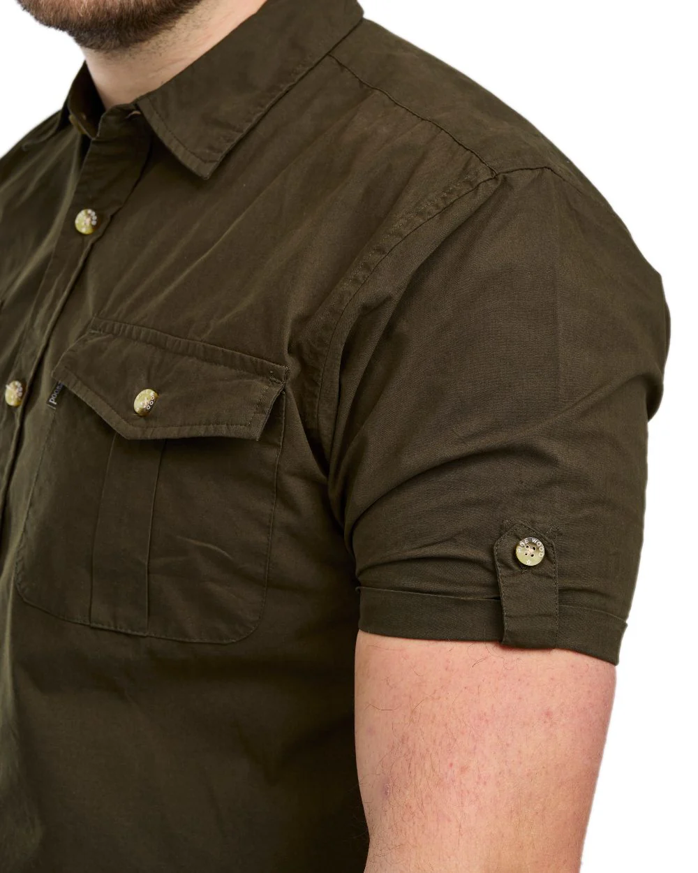 Pinewood Mens Safari Short Sleeve Shirt - Image 12