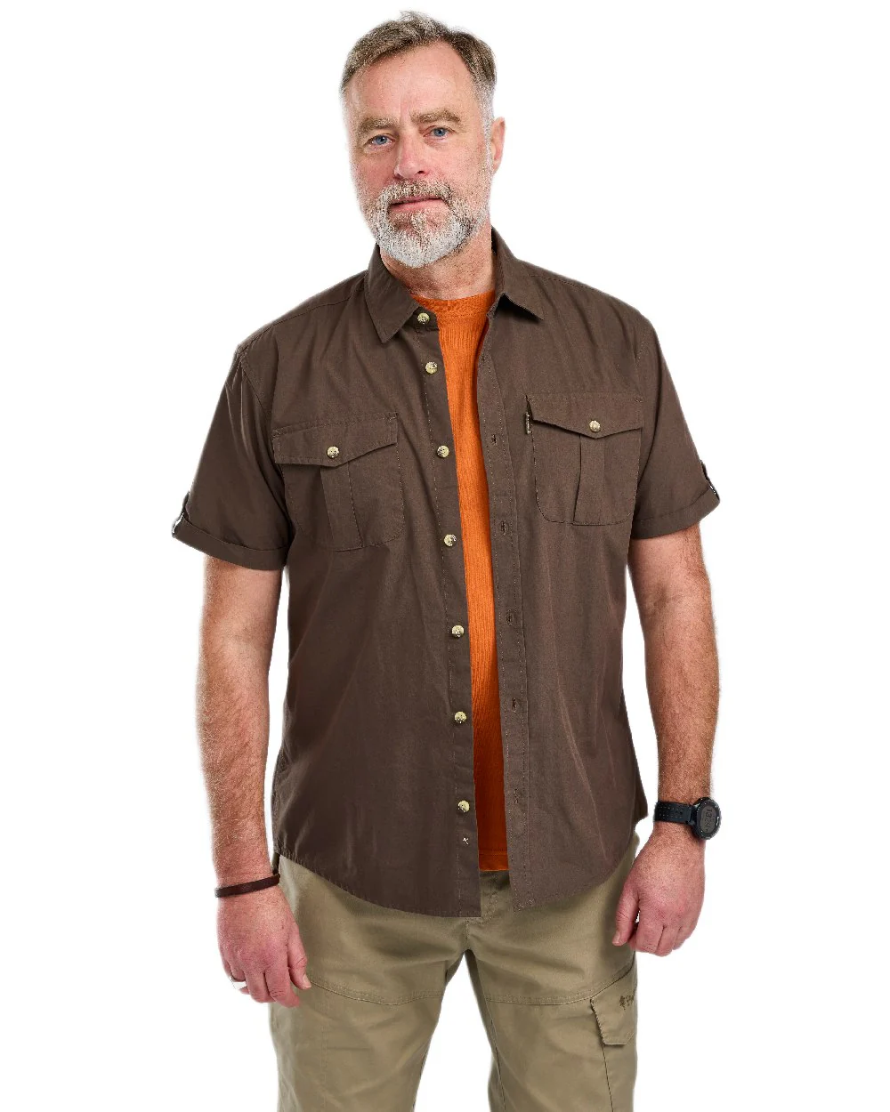 Pinewood Mens Safari Short Sleeve Shirt - Image 4