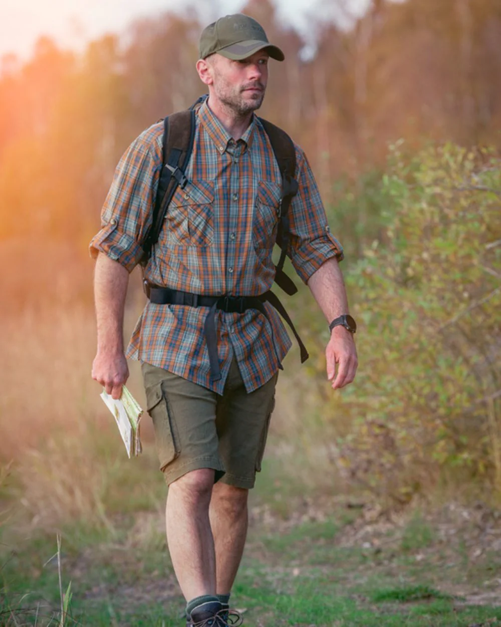 Pinewood Mens Varnamo Serengeti Shorts - Image 2