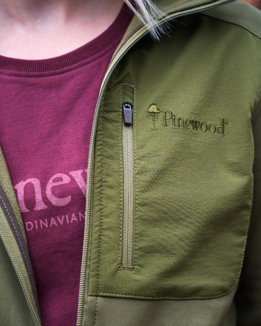 Pinewood Womens Brenton Power Fleece Jacket - Image 4