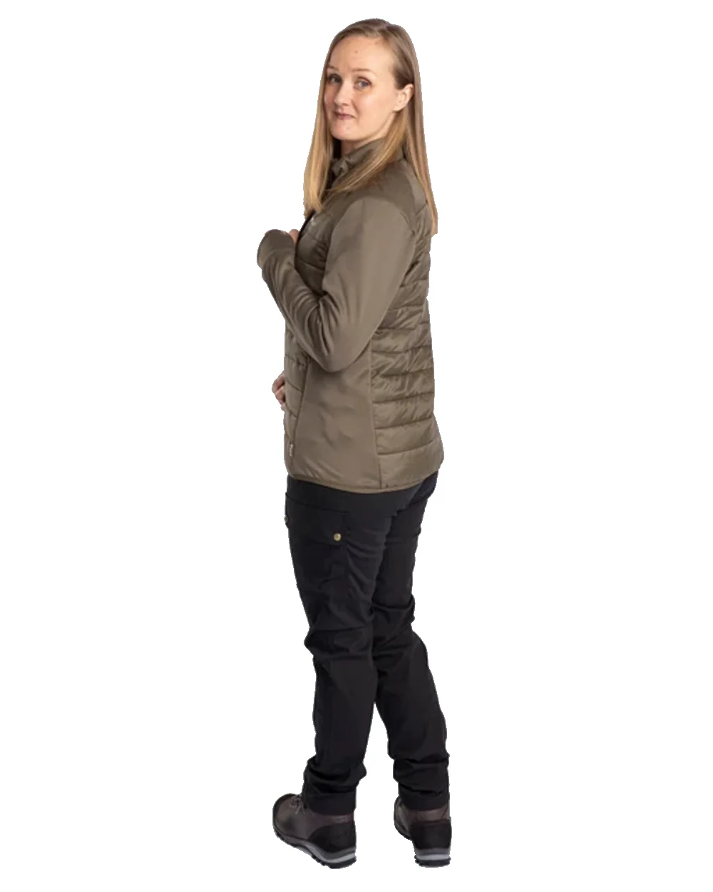 Pinewood Womens Finnveden Hybrid Power Fleece Jacket - Image 4