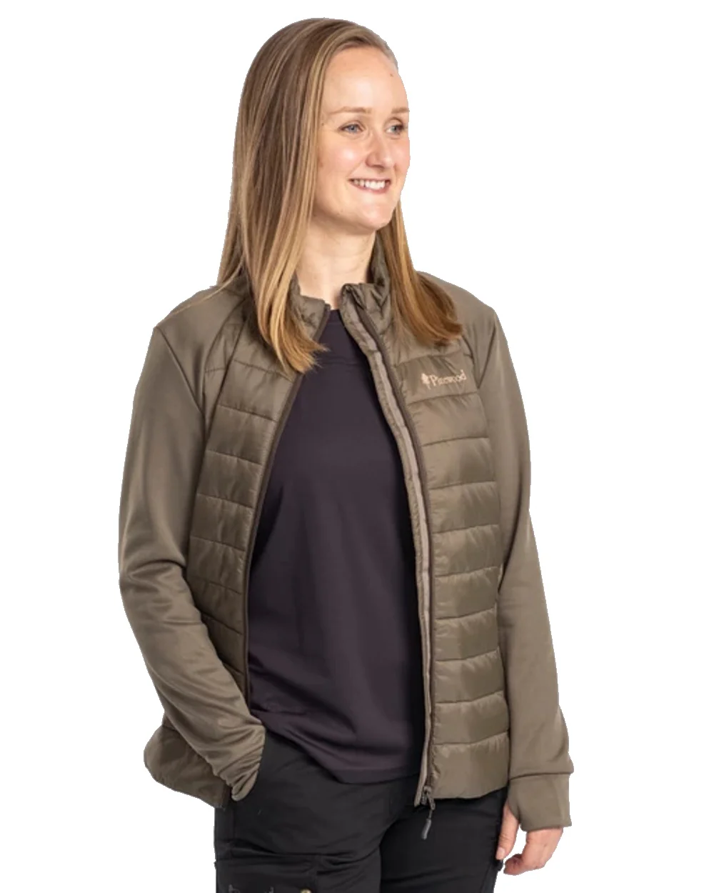 Pinewood Womens Finnveden Hybrid Power Fleece Jacket - Image 5