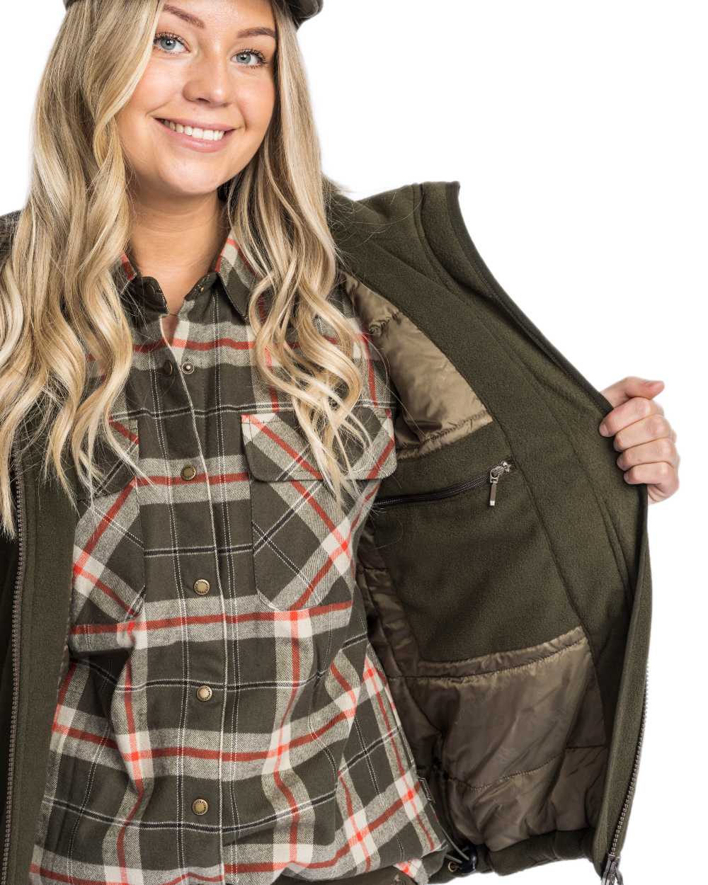 Pinewood Womens Harriette Padded Fleece Jacket - Image 9