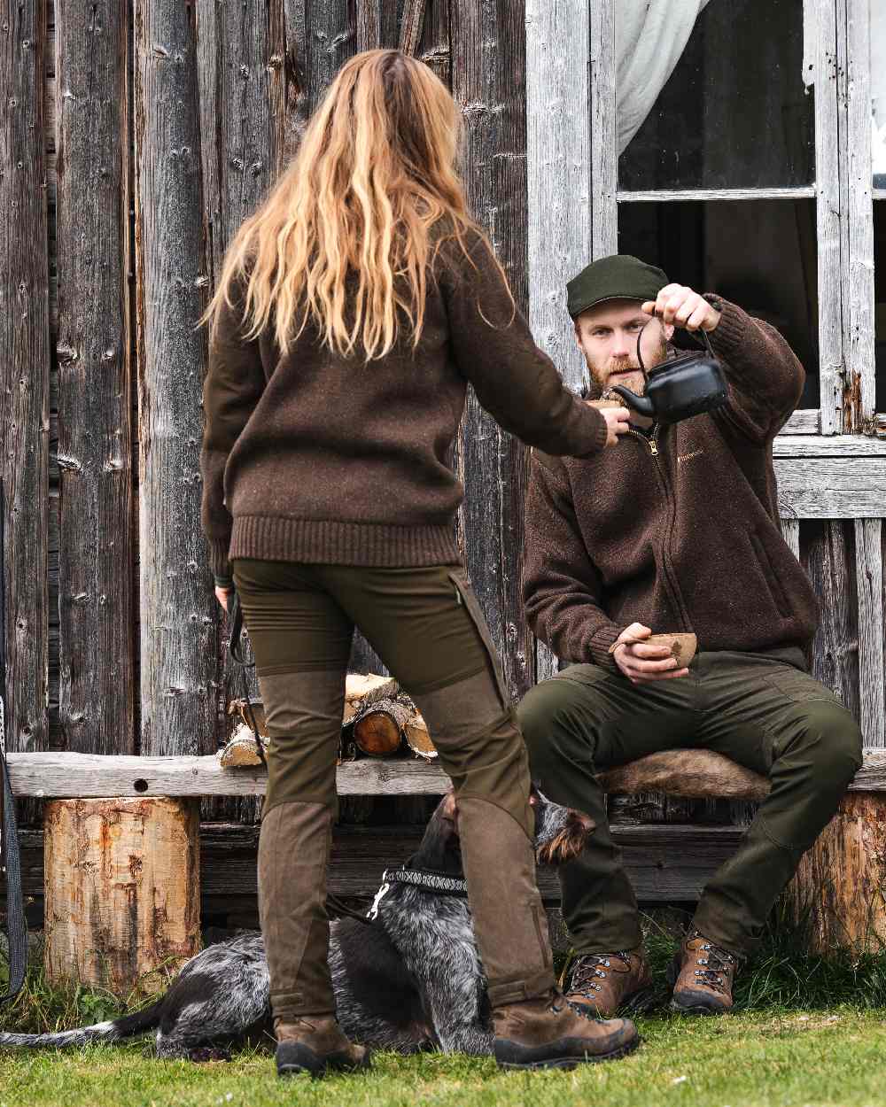 Pinewood Womens Hurricane Full Zip Sweater - Image 4