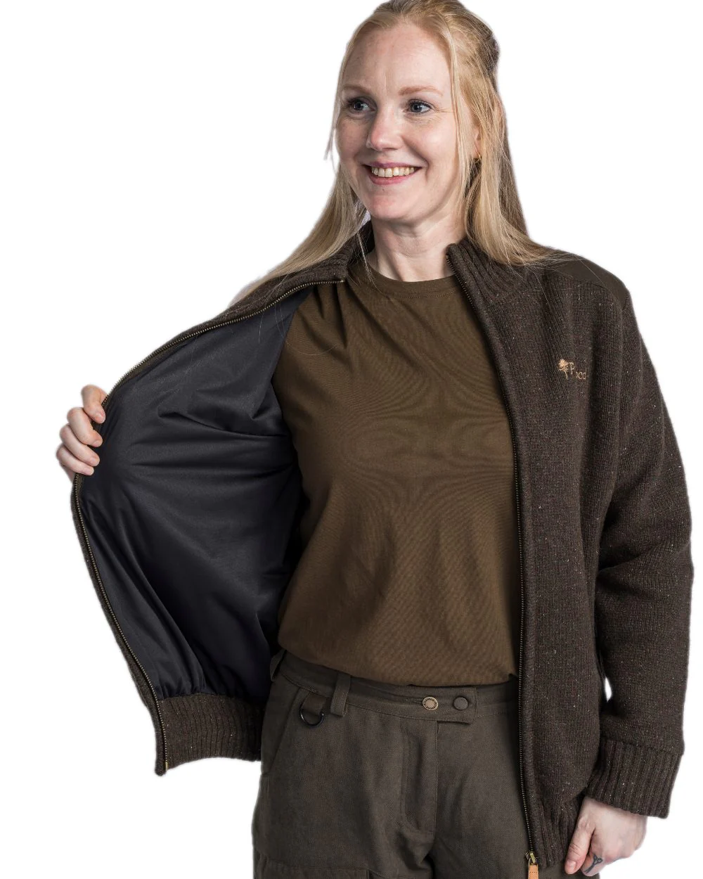 Pinewood Womens Hurricane Full Zip Sweater - Image 6