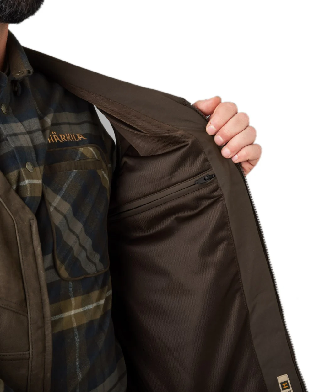 Harkila Pro Hunter Leather Waistcoat - Image 14