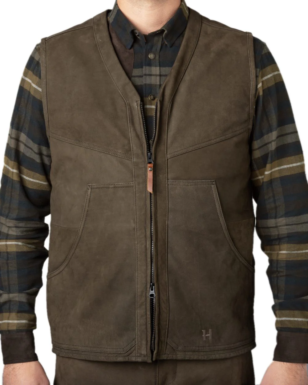 Harkila Pro Hunter Leather Waistcoat - Image 15