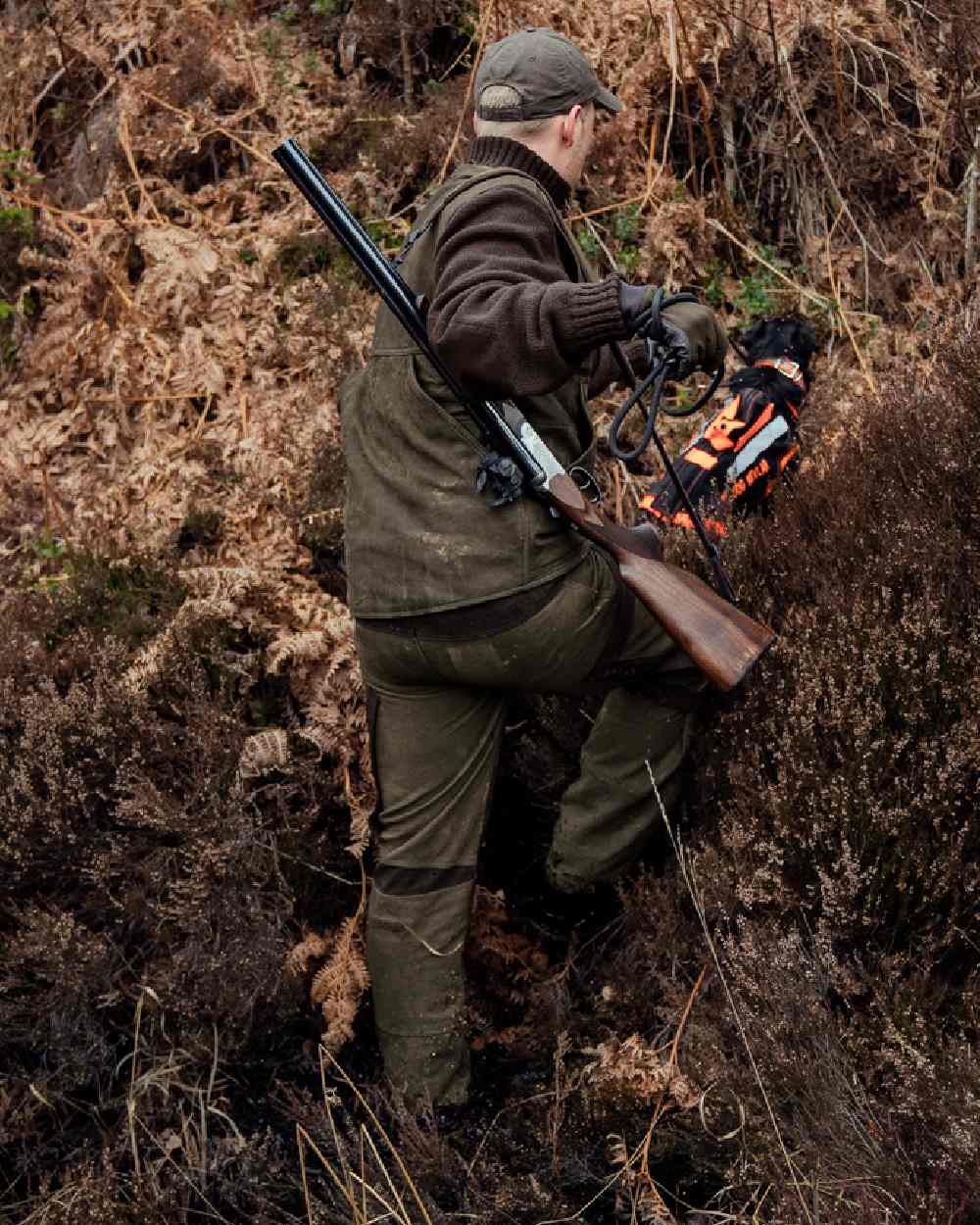 Harkila Pro Hunter Leather Waistcoat - Image 5